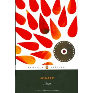 Portada del libro ILIADA Autor HOMERO