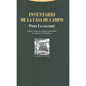 Portada del libro INVENTARIO DE LA CASA DE CAMPO Autor CALAMANDREI, PIERO