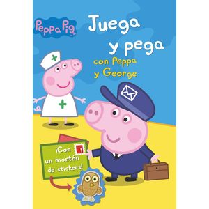 Portada del libro JUEGA Y PEGA CON PEPPA Y GEORGE Autor EQUIPO EDITORIAL