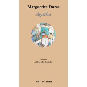 Portada del libro AGATHA Autor DURAS, MARGUERITE