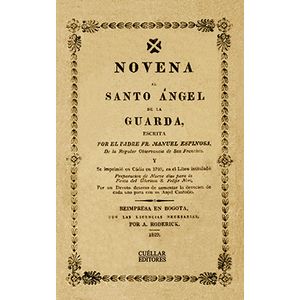 Portada del libro NOVENA AL SANTO ANGEL DE LA GUARDA Autor ESPINOSA, MANUEL