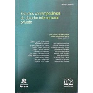 Portada del libro ESTUDIOS CONTEMPORANEOS DE DERECHO INTERNACIONAL PRIVADO Autor GARCIA MATAMOROS, LAURA VICTORIA Y OTROS