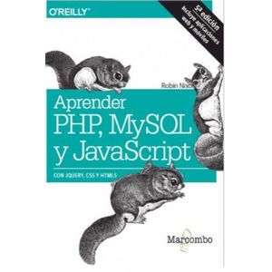 Portada del libro APRENDER PHP MYSQL Y JAVASCRIPT Autor NIXON, ROBIN