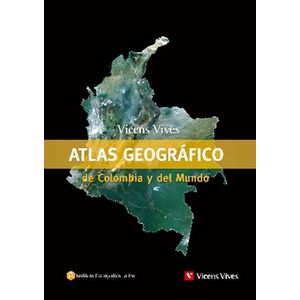Portada del libro ATLAS GEOGRAFICO DE COLOMBIA Y EL MUNDO Autor VARGAS ROJAS, JHON ALEXANDER