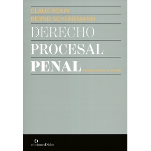 Portada del libro DERECHO PROCESAL PENAL Autor ROXIN, CLAUS Y OTRO