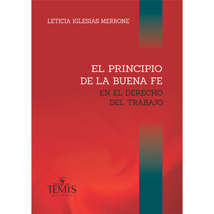 Portada del libro EL PRINCIPIO DE LA BUENA FE Autor IGLESIAS MERRONE, LETICIA