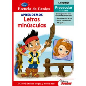 Portada del libro ESCUELA DE GENIOS APRENDAMOS LETRAS MINUSCULAS Autor BLANCO, EUGENIA