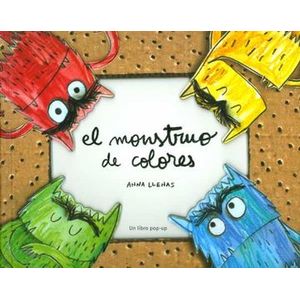 Portada del libro EL MONSTRUO DE COLORES POP UP Autor LLENAS, ANNA