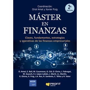 Portada del libro Máster en Finanzas Autor Xavier Puig Pla