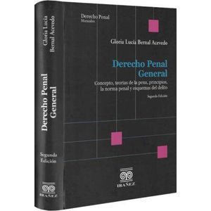 Portada del libro DERECHO PENAL GENERAL Autor BERNAL ACEVEDO, GLORIA LUCIA