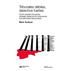 Portada del libro TRIBUNALES DEBILES DERECHOS FUERTES Autor TUSHNET, MARK