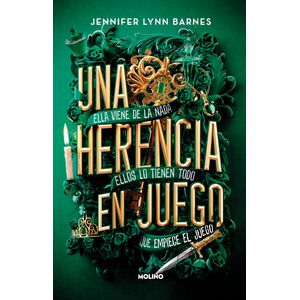 Portada del libro UNA HERENCIA EN JUEGO Autor LYNN BARNES, JENNIFER