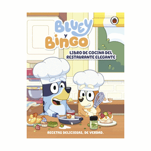 BLUEY Y BINGO LIBRO DE COCINA DEL RESTAURANTE ELEGANTE