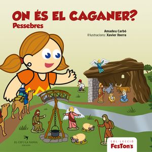 Portada del libro On és el caganer? Autor Amadeu  Carbó