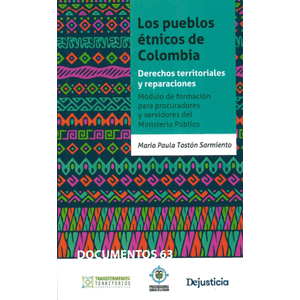 Portada del libro LOS PUEBLOS ETNICOS DE COLOMBIA Autor TOSTON SARMIENTO, MARIA PAULA