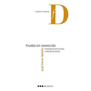 Portada del libro PRUEBA SIN CONVICCION Autor FERRER BELTRAN, JORDI