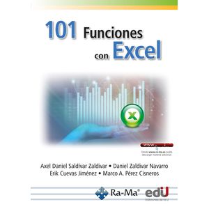 Portada del libro 101 FUNCIONES CON EXCEL Autor SALDIVAR ZALDIVAR, AXEL DANIEL Y OTROS