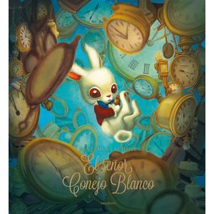 Portada del libro El señor conejo blanco Autor Benjamin Lacombe