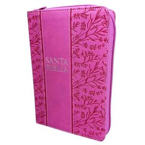 Portada del libro BIBLIA LETRA GRANDE TAMAÑO MANUAL ROSA Autor EQUIPO EDITORIAL