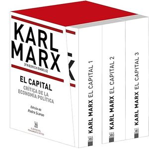 Portada del libro EL CAPITAL 3 TOMOS Autor MARX, KARL
