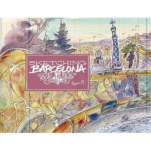 Portada del libro SKETCHING BARCELONA Autor LAPIN