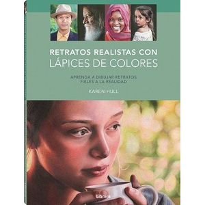 Portada del libro RETRATOS REALISTAS CON LAPICES DE COLORES Autor HULL, KAREN