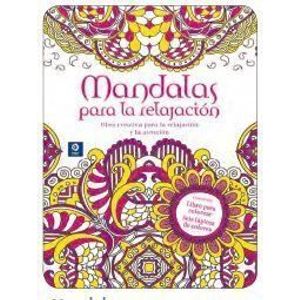 Portada del libro MANDALAS PARA LA RELAJACION CON LIBRO PARA COLOREAR Y SEIS LAPICES DE COLORES Autor EQUIPO EDITORIAL