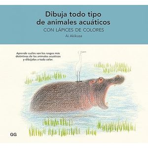 Portada del libro DIBUJA TODO TIPO DE ANIMALES ACUATICOS Autor AKIKUSA, AI