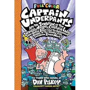 Portada del libro CAPTAIN UNDERPANTS  AND THE INVASION OF THE INCREDIBLY MAUG CAFETERIA Autor PILKEY, DAV