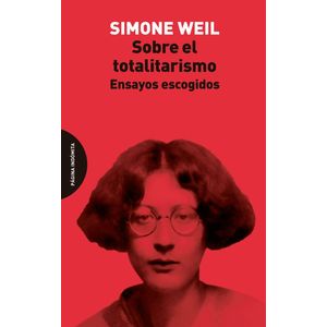 Portada del libro SOBRE EL TOTALITARISMO Autor WEIL, SIMONE