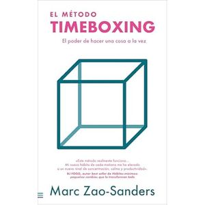 Portada del libro EL METODO TIMEBOXING Autor ZAO SANDERS, MARC
