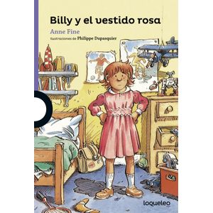 Portada del libro Billy y el vestido rosa Autor Anne Fine