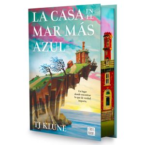 Portada del libro La casa en el mar más azul. Edición especial Autor TJ KLUNE