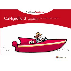 Portada del libro Cal·ligrafia, Educació Primària. Quadern 3 Autor Varios autores