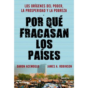 Portada del libro POR QUE FRACASAN LOS PAISES Autor DARON ACEMOGLU