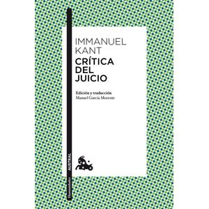 Portada del libro Crítica del juicio Autor Immanuel Kant