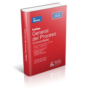 Portada del libro CODIGO GENERAL DEL PROCESO CONCORDADO 6TA 2025 Autor CHAVARRO CADENA, JORGE ENRIQUE Y OTROS