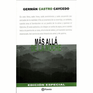 Portada del libro MAS ALLA DE LA NOCHE Autor CASTRO CAYCEDO, GERMAN