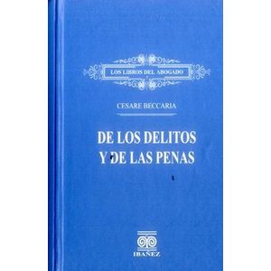 Portada del libro DE LOS DELITOS Y LAS PENAS Autor BECCARIA, CESARE