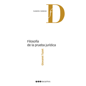 Portada del libro FILOSOFIA DE LA PRUEBA JURIDICA Autor TUZET, GIOVANNI