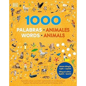 Portada del libro 1000 PALABRAS ANIMALES 1000 WORDS ANIMALS Autor POTTLE, JULES