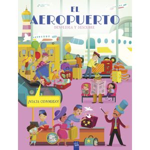 Portada del libro Despliega y descubre. El aeropuerto Autor YOYO
