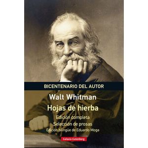 Portada del libro HOJAS DE HIERBA Autor WHITMAN, WALT