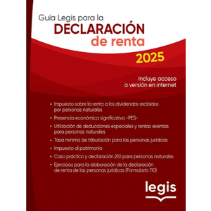 Portada del libro GUIA LEGIS PARA LA DECLARACION DE RENTA 2025 Autor VV.AA