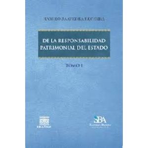 Portada del libro DE LA RESPONSABILIDAD PATRIMONIAL DEL ESTADO 3 TOMOS Autor SAAVEDRA BECERRA, RAMIRO