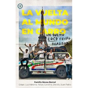 Portada del libro LA VUELTA AL MUNDO EN CARRO Autor MEZA MENDOZA, ANA MARIA Y OTROS