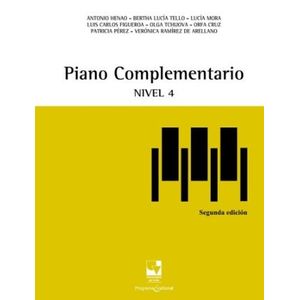 Portada del libro PIANO COMPLEMENTARIO NIVEL 4 Autor HENAO, ANTONIO Y OTROS