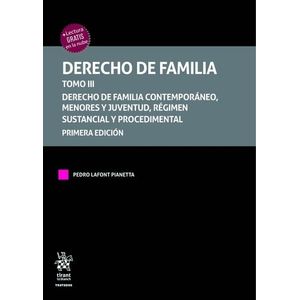 Portada del libro DERECHO DE FAMILIA TOMO III Autor LAFONT PIANETTA, PEDRO
