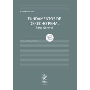 Portada del libro FUNDAMENTOS DE DERECHO PENAL PARTE GENERAL Autor VELAZQUEZ, FERNANDO