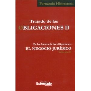Portada del libro TRATADO DE LAS OBLIGACIONES TOMO II VOLUMEN II Autor HINESTROSA, FERNANDO